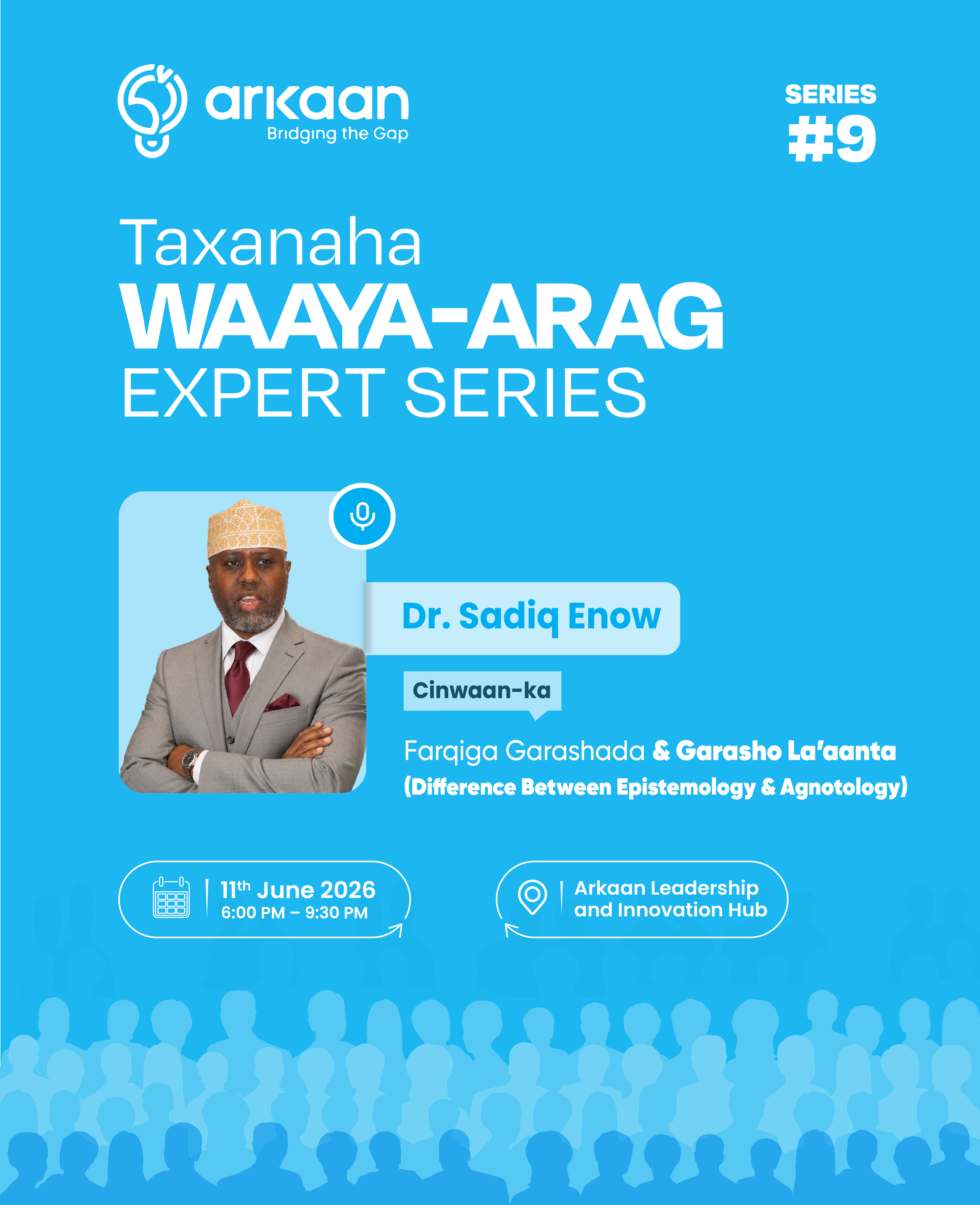 Expert Series #9 - Dr. Sadiq Enow
